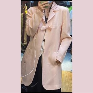 Chic Pink Trench Coat for Women